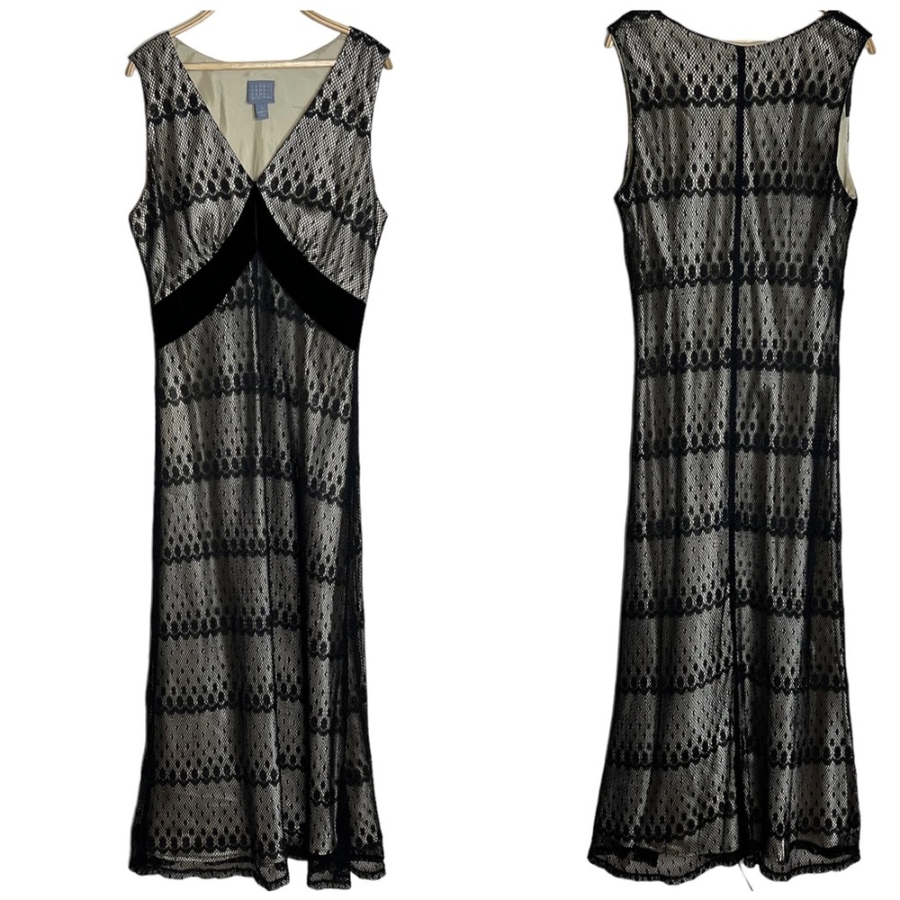 RABBIT RABBIT‎ RABBIT Black Nude Evening Dress Sz 14